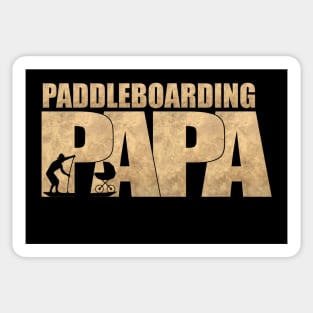 Paddleboarding Papa Sticker